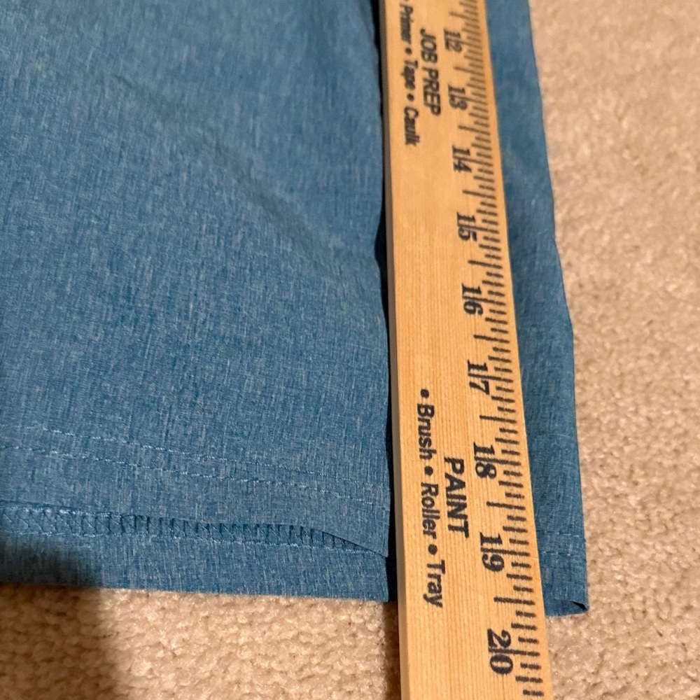 O'Neill Hybrid Hyperdry Teal Men's Flat Front Shorts - Picture 9 of 10